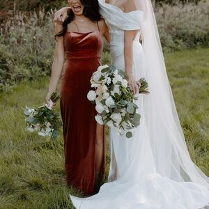 NWT Jenny Yoo Quinn Dress in English Rose Size US: 6